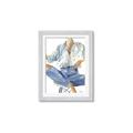 Picture of Blue Jeans I _GroupedProduct_Rectangle_Portrait_Framed_Matted_