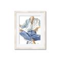 Picture of Blue Jeans I _GroupedProduct_Rectangle_Portrait_Framed_Matted_