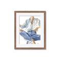 Picture of Blue Jeans I _GroupedProduct_Rectangle_Portrait_Framed_Matted_