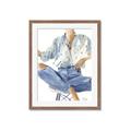 Picture of Blue Jeans I _GroupedProduct_Rectangle_Portrait_Framed_Matted_