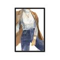 Picture of Blue Jeans II _GroupedProduct_Rectangle_Portrait_Framed_Matted_