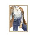 Picture of Blue Jeans II _GroupedProduct_Rectangle_Portrait_Framed_Matted_