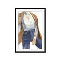 Picture of Blue Jeans II _GroupedProduct_Rectangle_Portrait_Framed_Matted_