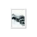 Picture of Misty Forest with Birds _GroupedProduct_Rectangle_Portrait_Framed_Matted_
