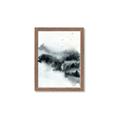 Picture of Misty Forest with Birds _GroupedProduct_Rectangle_Portrait_Framed_Matted_