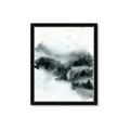 Picture of Misty Forest with Birds _GroupedProduct_Rectangle_Portrait_Framed_Matted_