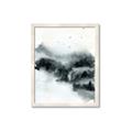 Picture of Misty Forest with Birds _GroupedProduct_Rectangle_Portrait_Framed_Matted_