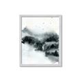 Picture of Misty Forest with Birds _GroupedProduct_Rectangle_Portrait_Framed_Matted_
