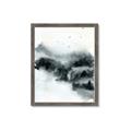 Picture of Misty Forest with Birds _GroupedProduct_Rectangle_Portrait_Framed_Matted_