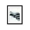 Picture of Misty Forest with Birds _GroupedProduct_Rectangle_Portrait_Framed_Matted_