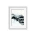 Picture of Misty Forest with Birds _GroupedProduct_Rectangle_Portrait_Framed_Matted_