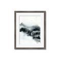 Picture of Misty Forest with Birds _GroupedProduct_Rectangle_Portrait_Framed_Matted_