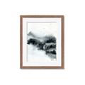 Picture of Misty Forest with Birds _GroupedProduct_Rectangle_Portrait_Framed_Matted_
