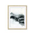 Picture of Misty Forest with Birds _GroupedProduct_Rectangle_Portrait_Framed_Matted_