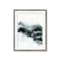 Picture of Misty Forest with Birds _GroupedProduct_Rectangle_Portrait_Framed_Matted_