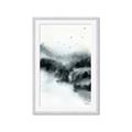 Picture of Misty Forest with Birds _GroupedProduct_Rectangle_Portrait_Framed_Matted_