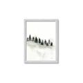 Picture of Misty Forest Trees _GroupedProduct_Rectangle_Portrait_Framed_Matted_