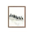 Picture of Misty Forest Trees _GroupedProduct_Rectangle_Portrait_Framed_Matted_