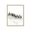 Picture of Misty Forest Trees _GroupedProduct_Rectangle_Portrait_Framed_Matted_