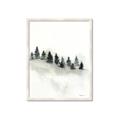 Picture of Misty Forest Trees _GroupedProduct_Rectangle_Portrait_Framed_Matted_