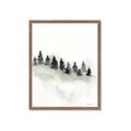 Picture of Misty Forest Trees _GroupedProduct_Rectangle_Portrait_Framed_Matted_