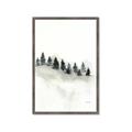 Picture of Misty Forest Trees _GroupedProduct_Rectangle_Portrait_Framed_Matted_