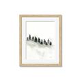 Picture of Misty Forest Trees _GroupedProduct_Rectangle_Portrait_Framed_Matted_