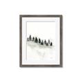Picture of Misty Forest Trees _GroupedProduct_Rectangle_Portrait_Framed_Matted_