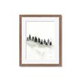 Picture of Misty Forest Trees _GroupedProduct_Rectangle_Portrait_Framed_Matted_