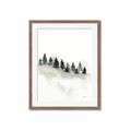 Picture of Misty Forest Trees _GroupedProduct_Rectangle_Portrait_Framed_Matted_
