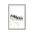 Picture of Misty Forest Trees _GroupedProduct_Rectangle_Portrait_Framed_Matted_