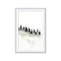 Picture of Misty Forest Trees _GroupedProduct_Rectangle_Portrait_Framed_Matted_