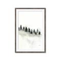 Picture of Misty Forest Trees _GroupedProduct_Rectangle_Portrait_Framed_Matted_