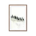 Picture of Misty Forest Trees _GroupedProduct_Rectangle_Portrait_Framed_Matted_