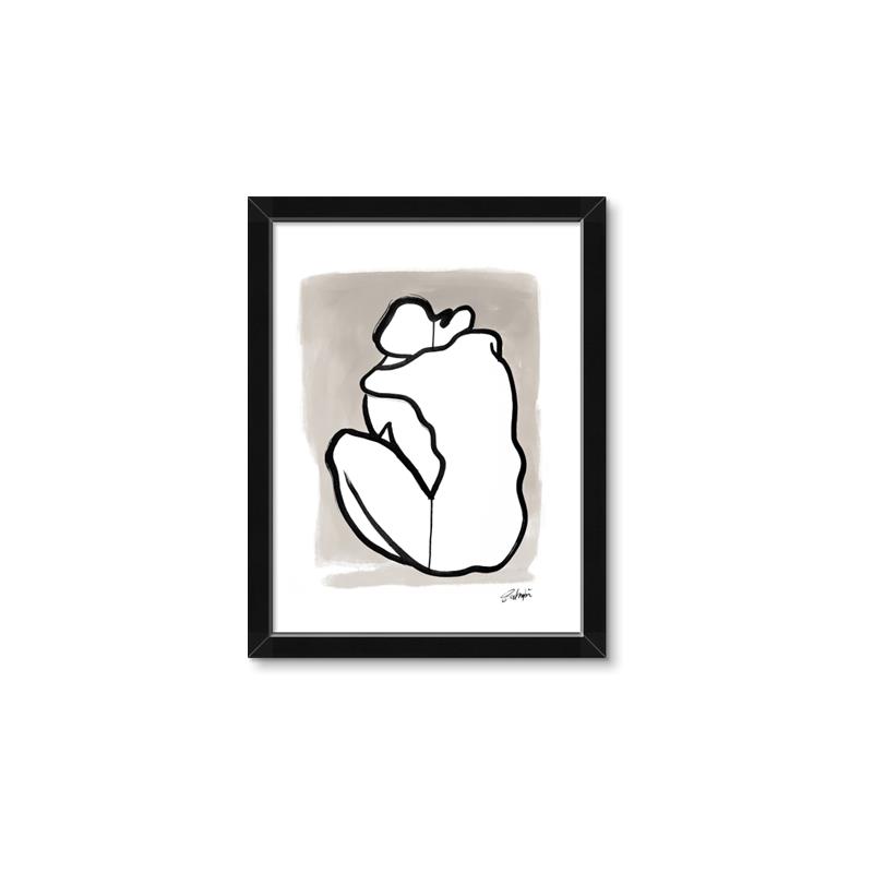 Picture of Fine Lines II  _GroupedProduct_Rectangle_Portrait_Framed_Matted_