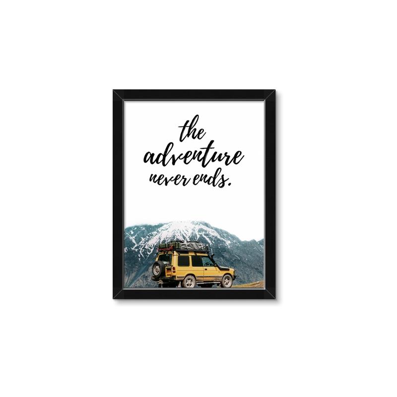 Picture of The Adventure Never Ends _GroupedProduct_Rectangle_Portrait_Photography _GroupedProduct_Rectangle_Portrait_Framed_Matted_