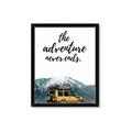 Picture of The Adventure Never Ends _GroupedProduct_Rectangle_Portrait_Photography _GroupedProduct_Rectangle_Portrait_Framed_Matted_