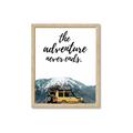 Picture of The Adventure Never Ends _GroupedProduct_Rectangle_Portrait_Photography _GroupedProduct_Rectangle_Portrait_Framed_Matted_