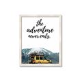 Picture of The Adventure Never Ends _GroupedProduct_Rectangle_Portrait_Photography _GroupedProduct_Rectangle_Portrait_Framed_Matted_