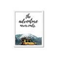 Picture of The Adventure Never Ends _GroupedProduct_Rectangle_Portrait_Photography _GroupedProduct_Rectangle_Portrait_Framed_Matted_
