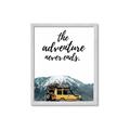 Picture of The Adventure Never Ends _GroupedProduct_Rectangle_Portrait_Photography _GroupedProduct_Rectangle_Portrait_Framed_Matted_