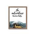 Picture of The Adventure Never Ends _GroupedProduct_Rectangle_Portrait_Photography _GroupedProduct_Rectangle_Portrait_Framed_Matted_