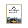 Picture of The Adventure Never Ends _GroupedProduct_Rectangle_Portrait_Photography _GroupedProduct_Rectangle_Portrait_Framed_Matted_