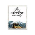 Picture of The Adventure Never Ends _GroupedProduct_Rectangle_Portrait_Photography _GroupedProduct_Rectangle_Portrait_Framed_Matted_