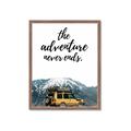 Picture of The Adventure Never Ends _GroupedProduct_Rectangle_Portrait_Photography _GroupedProduct_Rectangle_Portrait_Framed_Matted_