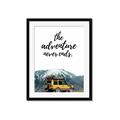 Picture of The Adventure Never Ends _GroupedProduct_Rectangle_Portrait_Photography _GroupedProduct_Rectangle_Portrait_Framed_Matted_