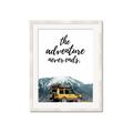Picture of The Adventure Never Ends _GroupedProduct_Rectangle_Portrait_Photography _GroupedProduct_Rectangle_Portrait_Framed_Matted_