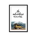 Picture of The Adventure Never Ends _GroupedProduct_Rectangle_Portrait_Photography _GroupedProduct_Rectangle_Portrait_Framed_Matted_