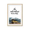 Picture of The Adventure Never Ends _GroupedProduct_Rectangle_Portrait_Photography _GroupedProduct_Rectangle_Portrait_Framed_Matted_