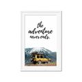 Picture of The Adventure Never Ends _GroupedProduct_Rectangle_Portrait_Photography _GroupedProduct_Rectangle_Portrait_Framed_Matted_